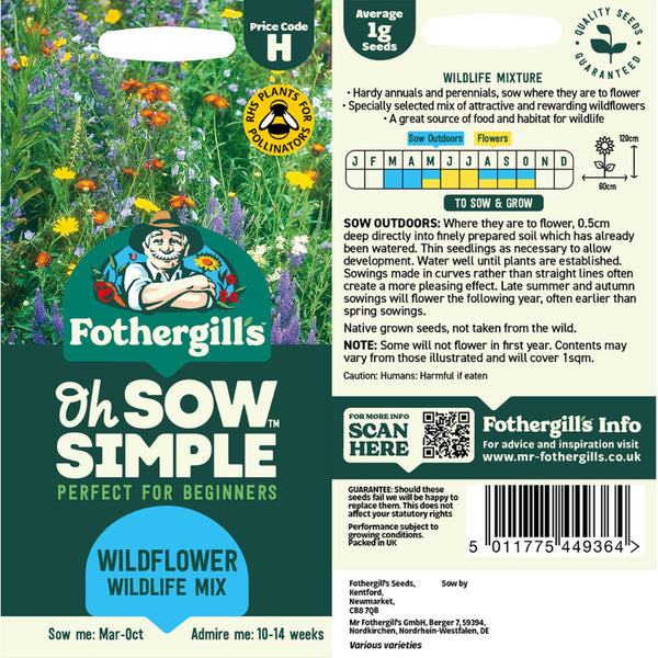 Wildflower Wildlife Mix Seed